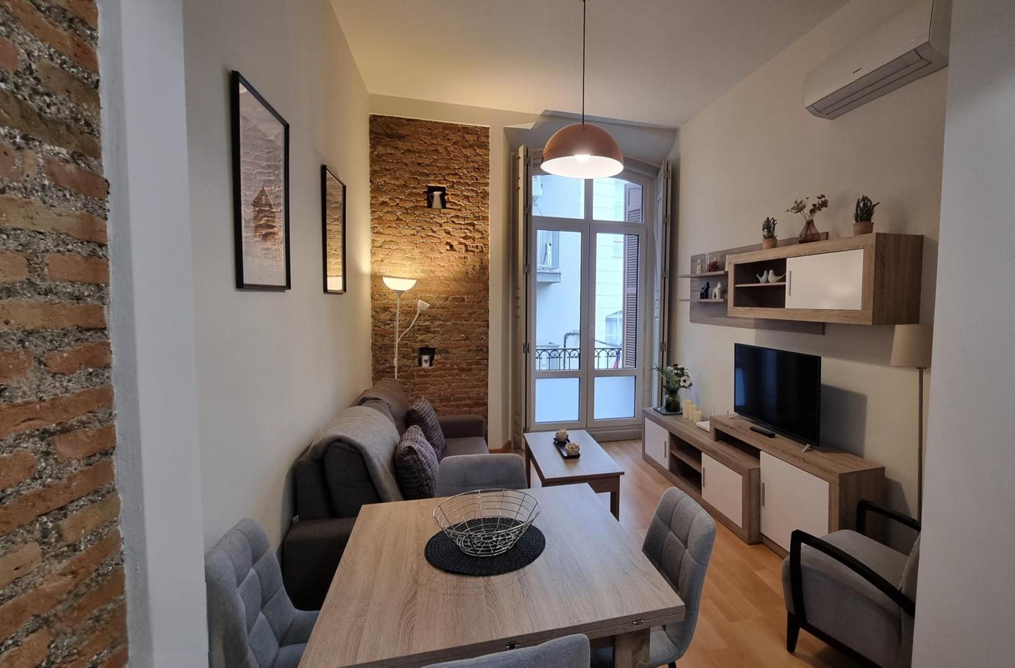 Rosa 2 Bedrooms In City Center Malaga Bagian luar foto